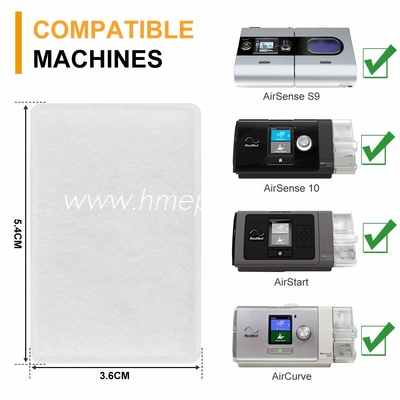 購入 Resmed S9シリーズおよびAirsense 10のための呼吸装置CPAPフィルター綿 online manufacture